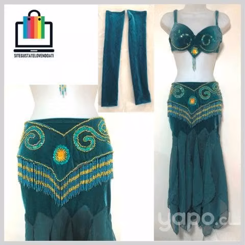 Traje Elegante de Bailarina Odalisca - Imagen 3