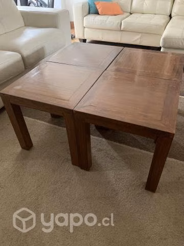 Mesa de centro modular de madera Son 4 mesas
