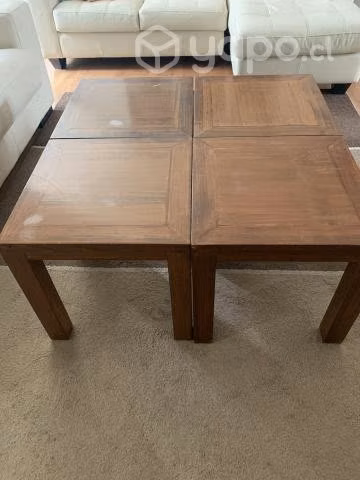 Mesa de centro modular de madera Son 4 mesas