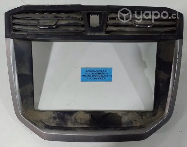 Moldura Radio Con Rejillas Ventilación Tablero