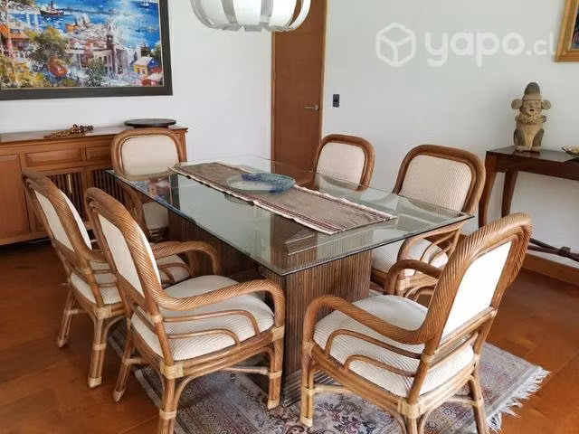 Mesa Comedor de Vidrio de Indonesia