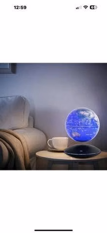 Globo terráqueo con levitación magnética