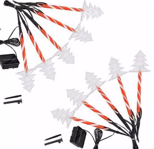 Estacas navideñas solares