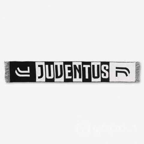 Juventus BUFANDA Black and White Con Logo