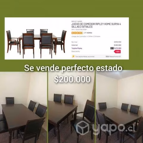 Juego de comedor