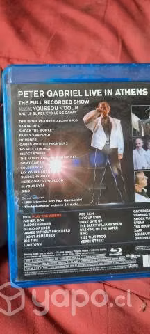 Bluray +dvd peter Gabriel se escucharon una sola v