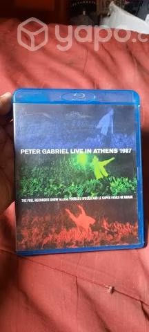 Bluray +dvd peter Gabriel se escucharon una sola v