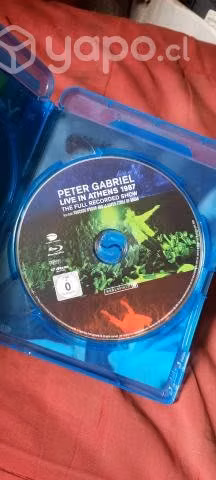 Bluray +dvd peter Gabriel se escucharon una sola v