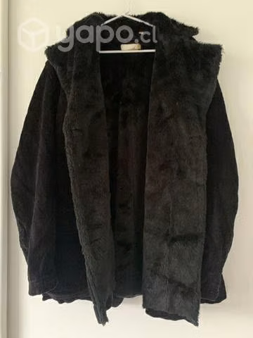 Abrigo de cotelé con interior peludo, talla L - Imagen 3