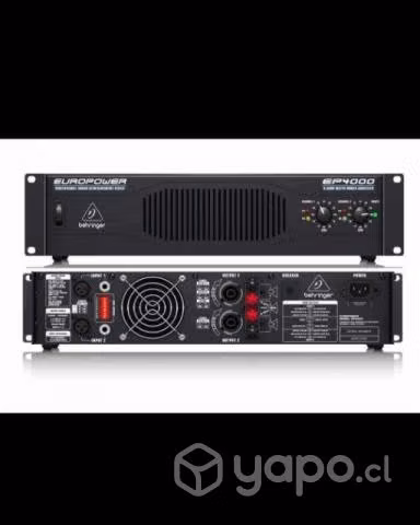 2 amplificadores behringer ep 4000 y ep 2000