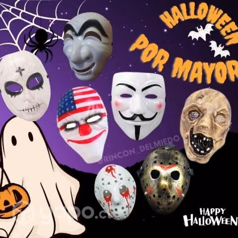 Máscara por mayor Halloween