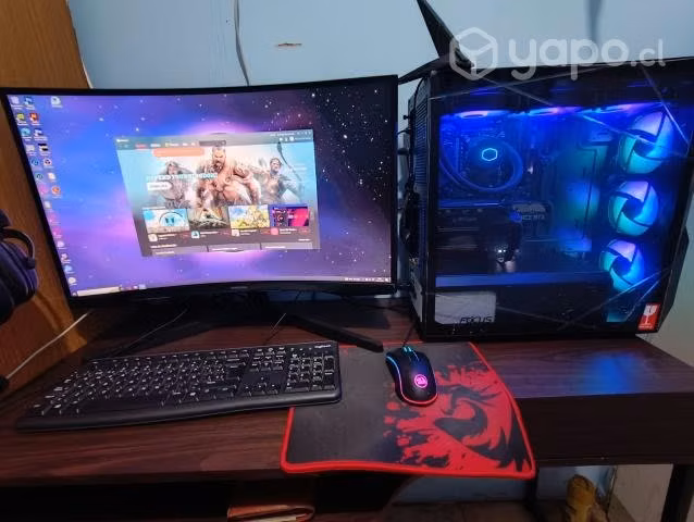 PC Gamer i9 RTX 3060 16RAM Pantalla 27''