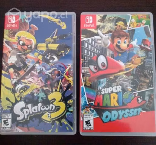 Mario odisey y splatoon3