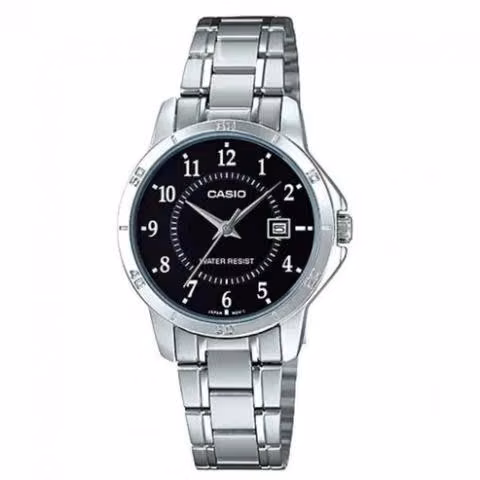 Reloj Para Mujer Casio Ltp Ltp_v004d_1b Plateado