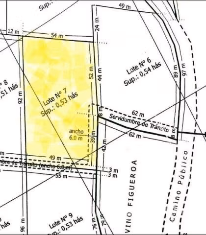 Parcela de 5.300m2