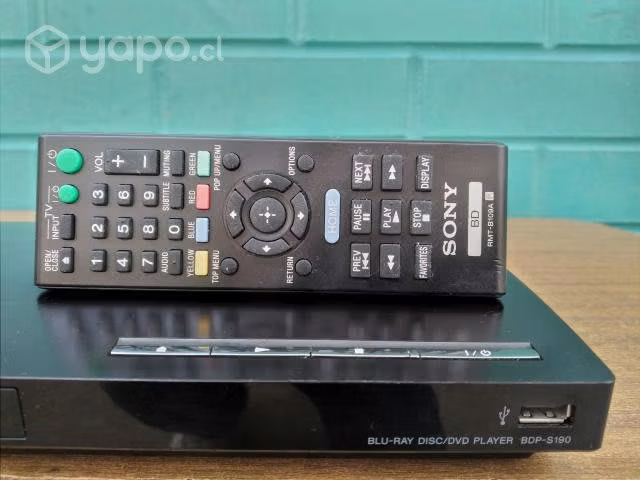 Sony blu ray player bdp-s190 ( leer detalle 9