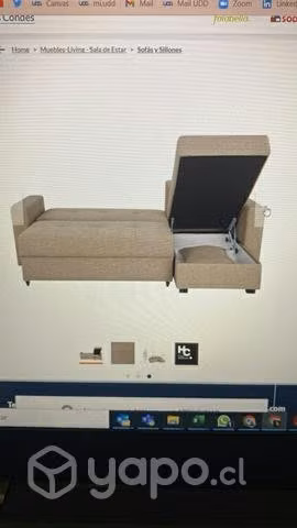 Sillón cama sofa seccional