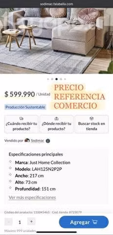Sillón cama sofa seccional