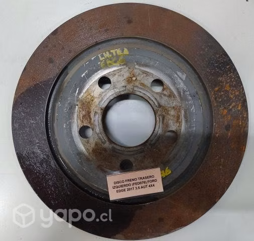 Disco Freno Trasero Izquierdo (FED076) Ford Edge