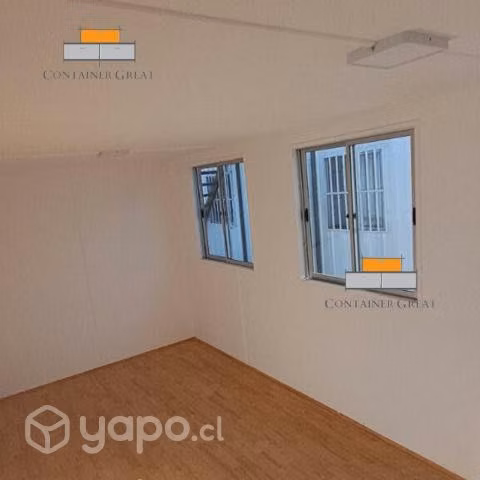 Oficina modular 20 pues con medio baño externo