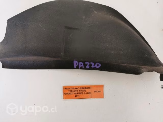 Tapa Costado Izq Tablero Peugeot Partner 2017 HDI