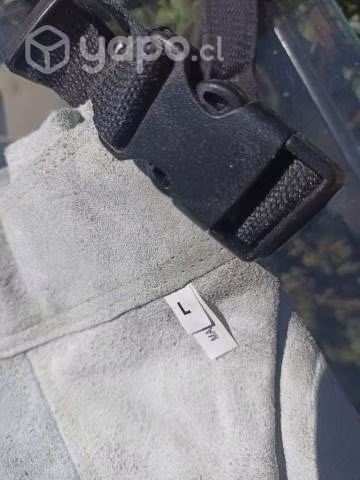 Pantalón de soldar cuero cabritilla - Imagen 3