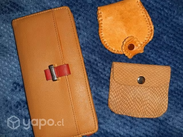 Billetera + 2 Monederos Tal Cual se ven