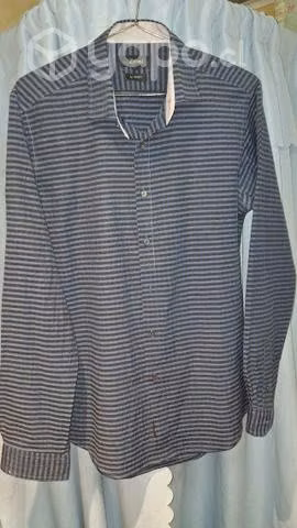 Camisa cuadrille azul