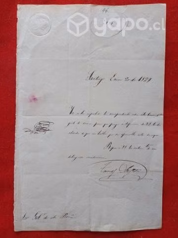 Fechado Enero 2 de 1827