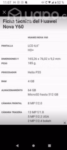 Huawei nova Y60