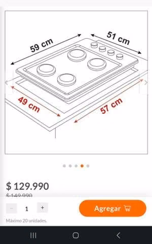 Encimera Sindelen Electrica