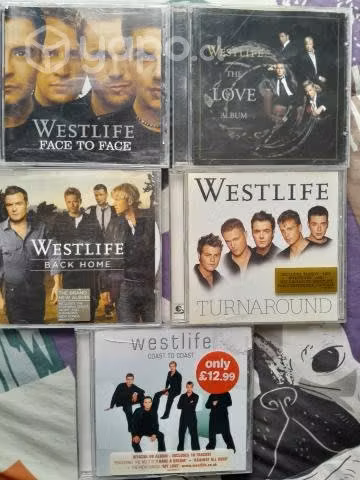 Westlife lote de 5 cds pop anglo boys band