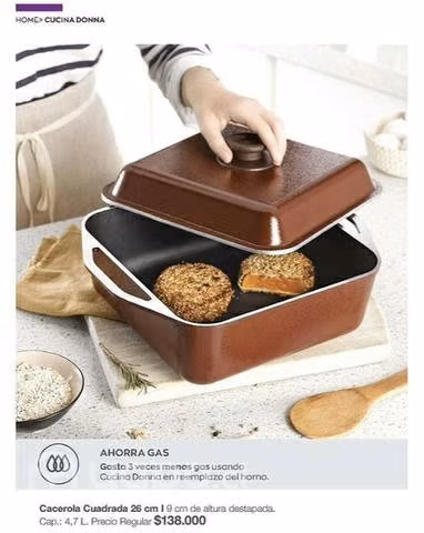 Batería de cocina tres piezas cucina donna - Imagen 3