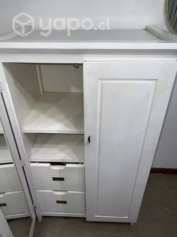 Mueble blanco madera solida-Excelente-REBAJADO!!