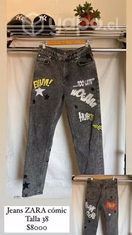 Jeans ZARA cómic