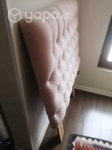 Respaldo cama estilo Capitone Genero