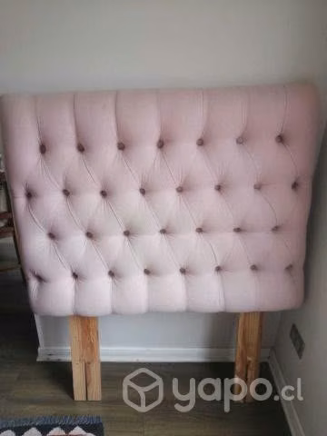 Respaldo cama estilo Capitone Genero