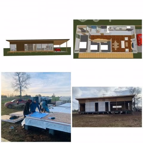Se realizan construcciones