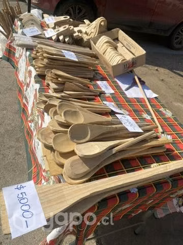 Cuchara de maderas colgadores de cortinas todo ma