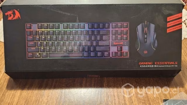 Teclado y mouse gamer Redragon Español Latinoameri - Imagen 3
