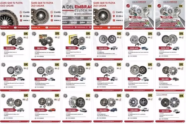 Kit embrague ( nssan toyota fiat m.benz ssan yong