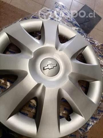 Tapa rueda chevrolet aro 14 x 4 unidades