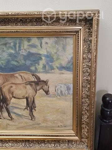 Óleos antiguos del pintor húngaro rudolf pintye. - Imagen 2