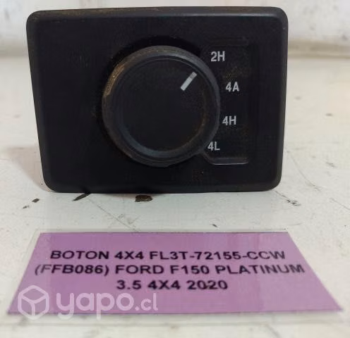 Boton 4x4 FL3T-72155-CCW (FFB086) Ford F150 Platin