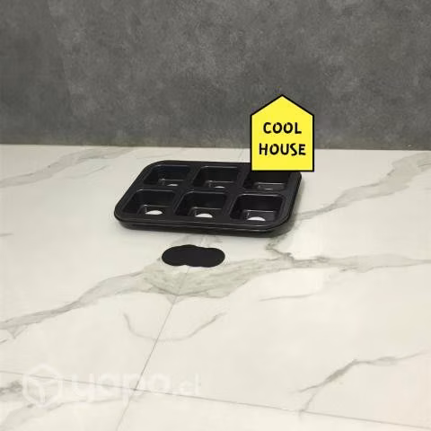 Nueva Bandeja desmoldable de 6 Cuencas Cuadrados