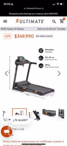 Trotadora eléctrica E500pro