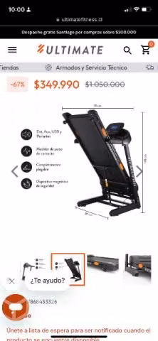 Trotadora eléctrica E500pro