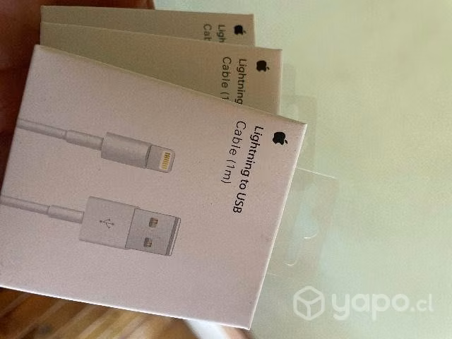 Cables usb ligthing 1 metro