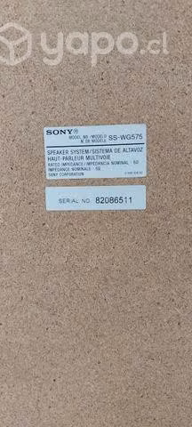 2 parlantes Woofer sony