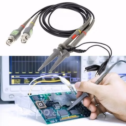 Kit Puntas Sonda Clip Osciloscopio BNC 1x10x P6100